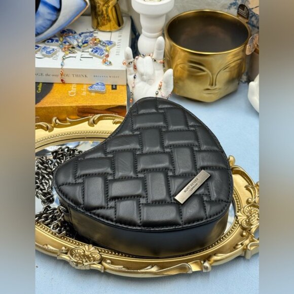 🆕 KURT GEIGER LONDON 🧿 NWOT Kensington Heart-Shaped Leather Crossbody Bag - Picture 7 of 15